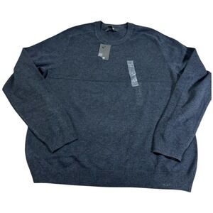 FLX Premium Crewneck Sweater Mens Large Gray Knit Ultrasoft Machine Washable‎